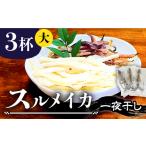 スルメイカ 一夜干し 大 3杯