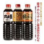 スピード発送 めんつゆ だし醤油 蔵元直送