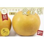 ふるさと納税 【先行予約/数量限定50】【訳あり】愛宕梨 優品 5kg(5〜12玉入り)(2025年11月下旬〜発送) 京都府京丹後市