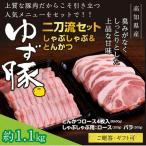 二刀流セット しゃぶしゃぶ&とんかつ 約1.1kg