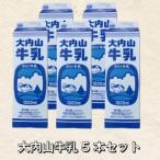 大内山牛乳 1L×5本セット