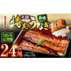 KS-103 産無頭特大うなぎ蒲焼約190g×2尾×12回