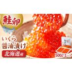 ふるさと納税 いくら醤油漬け(鮭卵) 500g×1パック 北海道産 さけいくら 醤油漬 500g 鮭 グルメ 食品 海鮮 魚介類 海の幸 海産物 加工品 .. 北海道浜中町