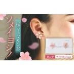 アクセサリー ソメイヨシノ 桜のイヤリング