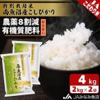 特別栽培米南魚沼産こしひかり8割減 2kg×2袋