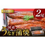 ショッピングうなぎ 蒲焼き 国内産 送料無料 ふるさと納税 うなぎ蒲焼 2尾入　国産 鰻 ウナギ 蒲焼き ギフト 贈答品 お歳暮 正月 うな丼 鰻丼 うな重 鰻重 ひつまぶし お中元 徳島県松茂町