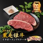 黒毛姫牛 イチボ ランプ ステーキ 計240g