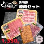 美明豚 焼肉セット 4種1350g 豚肉 銘柄