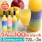 りんごジュース 720ml×3本
