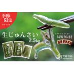 生じゅんさい2.5kg ゆずタレ6個 2027年5月上旬頃~7月下旬ま…
