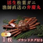 松葉ガニ活生 中1枚 ブランドタグ付き※着日指定不可※