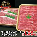 宮崎牛サーロインステーキ スライスセット