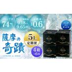 天然アルカリ温泉水 5L×4箱