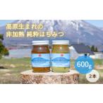 非加熱 純 100% 天空の黄金はちみつ 600g2個セット