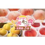 ふるさと納税 【2026年先行予約 定期便3回】 桃が好き！旬の桃食べつくし定期便 各2kg FSY-2388 山形県