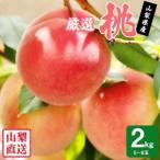 ふるさと納税 <25年発送先行予約>厳選!!池田青果の桃 2kg 5〜8玉 173-004 山梨県笛吹市