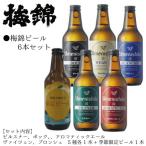 梅錦 ビール6本詰め合わせ 定番ビール5種と季節の