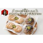 ブランド豚 荒島ポークのハンバーグ メンチカツ
