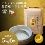 特別栽培米 魚沼産コシヒカリ 雪椿 30kg