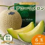 高級 温室 アローマメロン 白級 6玉