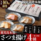 本場鹿児島のさつま揚げセット 全4種 計8枚