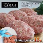 冷凍 宇陀里牛 手作り 生 ハンバーグ 12個