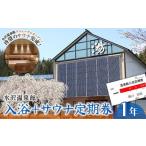 水沢温泉館 入浴+サウナ定期券 1年