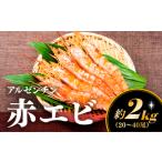 ふるさと納税 AB345.【お刺身用】有頭赤海老（約2キロ） 福岡県新宮町