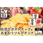 佐賀牛ポテトチップ2袋&あまおうソルト