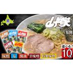ふるさと納税 ラーメン山岡家 選べる10食セット 5つの味から選べます 北海道南幌町 札幌麺匠 【乾麺】 国産 インスタント NP1-346 北海道南幌町