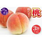 ふるさと納税 池田青果 ご家庭用 訳あり 桃 3kg以上 7〜15玉【2025年発送】(IS)B12-468 【もも 桃 訳アリの桃 モモ 山梨県の桃 人気の桃 2025.. 山梨県甲州市