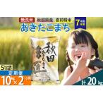 ふるさと納税 【無洗米】＜令和7年産＞《定期便2ヶ月》秋田県産 あきたこまち 10kg (5kg×2袋) ×2回 10キロ お米  匠 秋田県仙北市