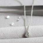 プラチナ900 0.2ct クラシカルなふくりん留め