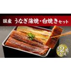 鹿児島産 鰻 蒲焼き 白焼き セット 計2尾