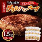 産黒毛和牛100%グリルハンバーグ1.5kg