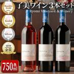 了美ワイン 750ml×3本セット 赤ワイン ロゼ 飲み比べ