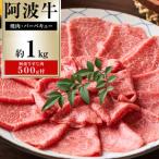 阿波牛 焼肉 約1kg 阿波牛すじ肉 約500g セット