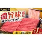 肩ロース 薄切り 1kg