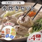 鶏 水炊き ハーブ鶏 九州産 2人前×2セット