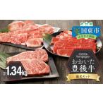 豊後牛 満足セット】 カルビ焼肉用 赤身すき焼き用