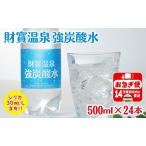 W-22202 財寶温泉強炭酸水 500ml×24本