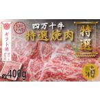 26-001G.幻のメス牛 四万十牛特選焼肉 約400g