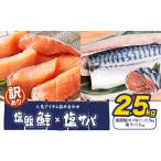 ふるさと納税 人気アイテム詰め合わせ　塩銀鮭(切り落とし)1.5kg＋ 塩サバ 1kg 合計約2.5kg【配送不可地域：離島】【1335476】 千葉県勝浦市