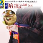 袷着物 小紋 大島紬 色無地のお直し 身丈