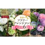 6回 季節のフラワーアレンジメント定期便