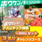 アスレチック体験+BBQセット3名分