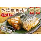のし対応可能 さば塩麹漬け約120g×5枚