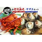 天然 活伊勢海老 さざえ セット mi0051-0002