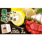 ふるさと納税 熊本名物 馬刺しとからし蓮根 コウネ(たてがみ)入り 熊本県八代市