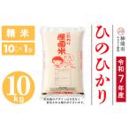 佐賀県神埼市 白米　ふるさと納税 【令和7年産】ひのひかり 精米 10kg(H061A55) 佐賀県神埼市